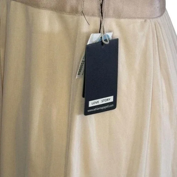 ADRIANNA‎ PAPELL dress womens 4 Embellished Pink One Shoulder Lace Cocktail - Picture 3 of 3